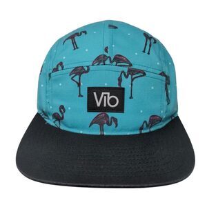 Vib Flamingo Strapback 5 Panel Hat Multicolor One Size Adjustable